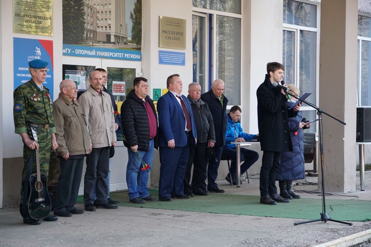 Росгвардейцы приняли участие в митинге памяти Сергея Кононова, героически погибшего при исполнении служебно-боевых задач на Северном Кавказе