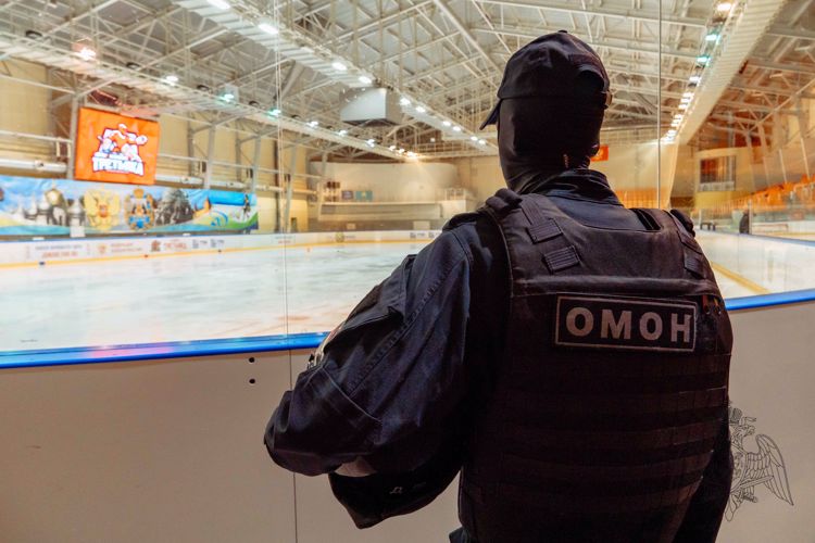 Новгородские росгвардейцы обеспечили безопасность хоккейных матчей  на кубок Владислава Третьяка