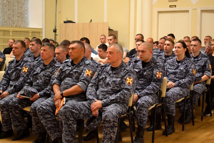 В отделе вневедомственной охраны Росгвардии провели рабочее совещание и подвели итоги работы