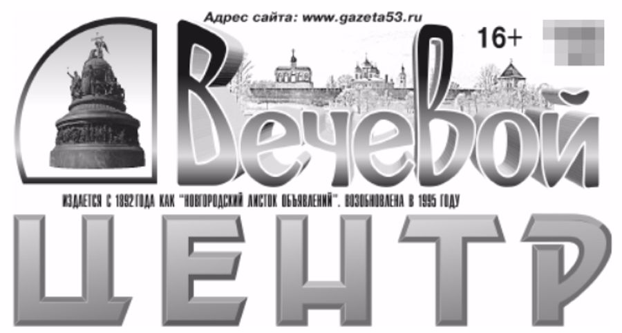 Статья в газете "Вечевой центр"