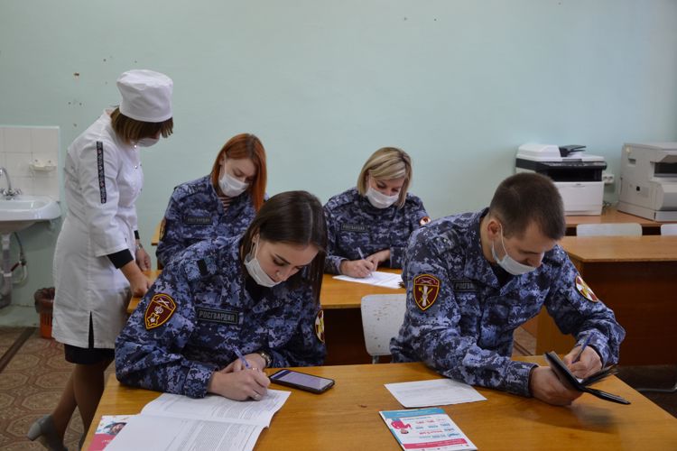 Новгородские росгвардейцы приняли участие   во Всероссийском марафоне донорства костного мозга