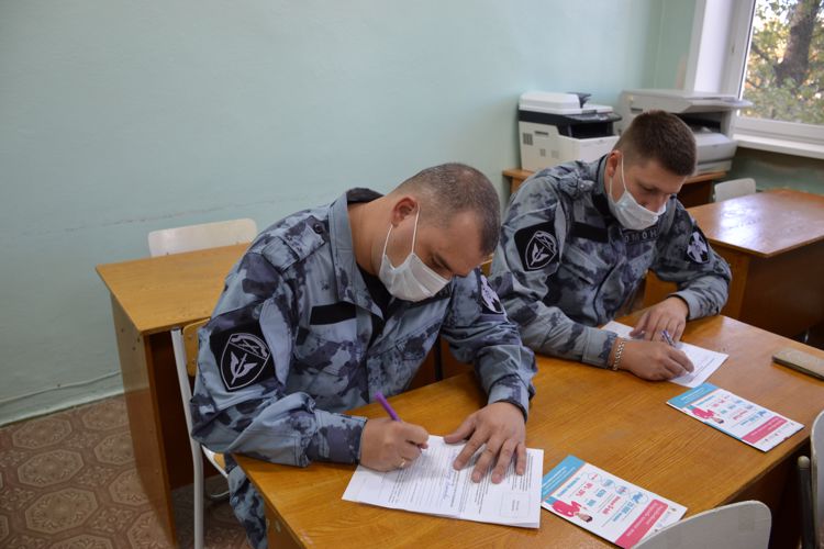 Новгородские росгвардейцы приняли участие   во Всероссийском марафоне донорства костного мозга