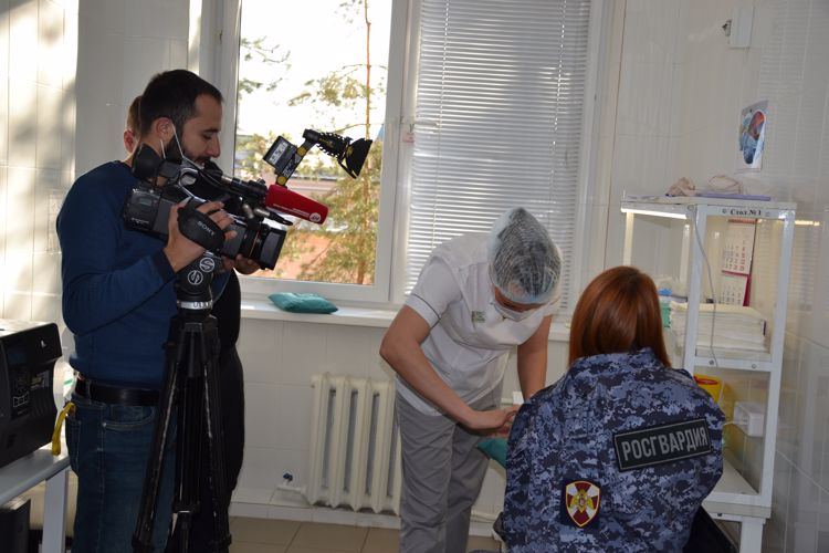Новгородские росгвардейцы приняли участие   во Всероссийском марафоне донорства костного мозга