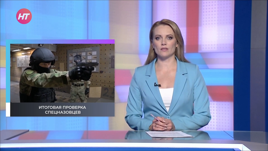 Телесюжет о сдаче итоговой проверки росгвардейцами 