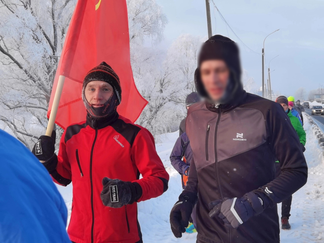 Новгородские росгвардейцы приняли участие в легкоатлетическом пробеге