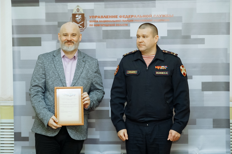 Новгородские росгвардейцы  в день пресс-службы Росгвардии  провели круглый стол с представителями СМИ  региона