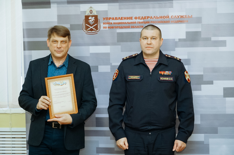 Новгородские росгвардейцы  в день пресс-службы Росгвардии  провели круглый стол с представителями СМИ  региона