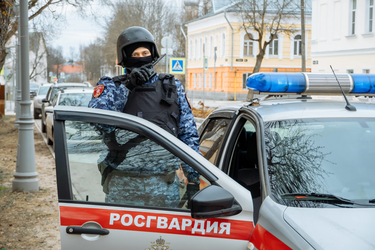 Новгородские росгвардейцы задержали подозреваемого в совершении грабежа