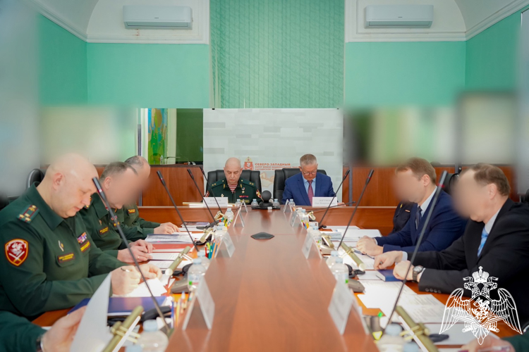Начальник Управления Росгвардии по Новгородской области принял участие в заседании оперативного штаба Северо-Западного округа Росгвардии