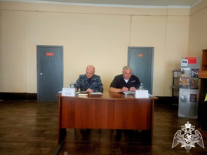В Управлении Росгвардии по Новгородской  области состоялось заседание оперативного штаба к Единому дню голосования