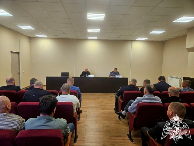 В Великом Новгороде состоялось расширенное заседание представителей Росгвардии и руководителей частных охранных предприятий
