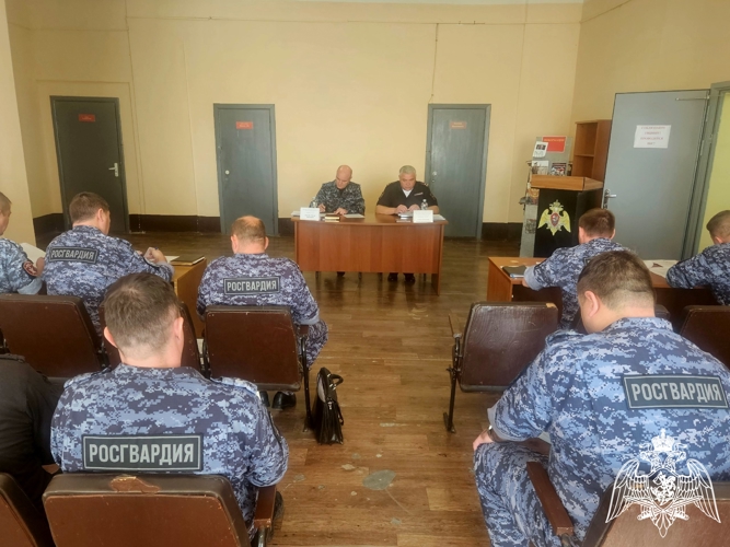 В Управлении Росгвардии по Новгородской  области состоялось заседание оперативного штаба к Единому дню голосования