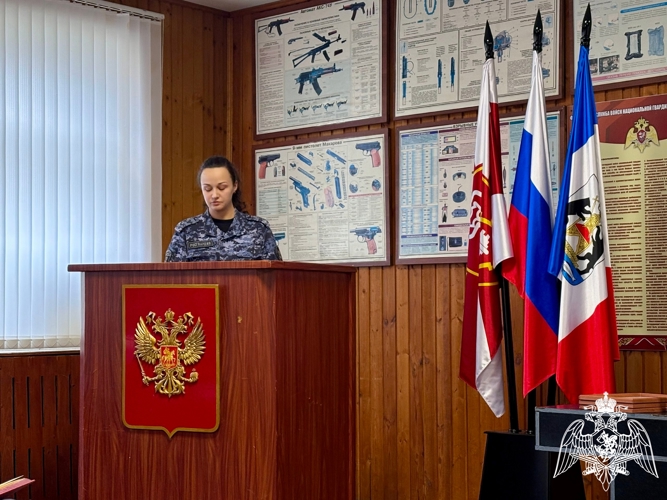 При   начальнике Управления  Росгвардии по Новгородской области  полковнике полиции  Викторе Барушеве во вневедомственной охране  состоялось совещание  по подведению итогов службы за 9 месяцев 2025 года 