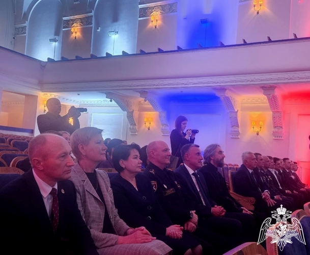 Начальник Управления Росгвардии по Новгородской области полковник полиции  Виктор Барушев принял участие  в торжественном мероприятии, посвященном Дню образования Федеральной службы судебных приставов