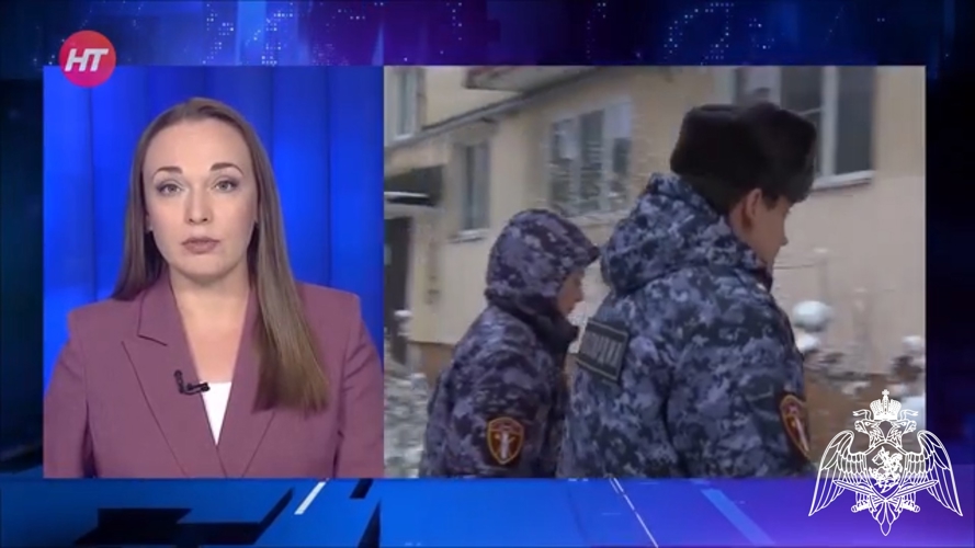 Телесюжет в программе "Новости утро" на Новгородском областном телевидении от 19 ноября 2025 года о проверке оружия сотрудниками ЛРР