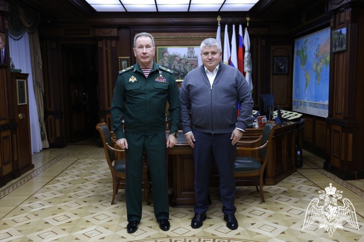 Директор Росгвардии Герой России генерал армии Виктор Золотов провёл встречу с губернатором Новгородской области Александром Дроновым