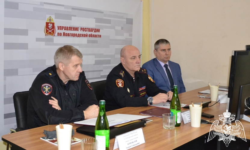Оперативный штаб Северо-Западного округа Росгвардии обсудил обеспечение безопасности новогодних праздников  
