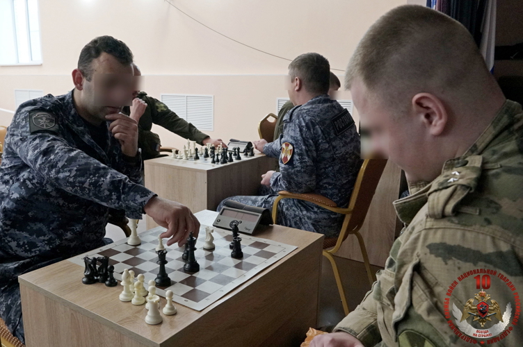 В Великом Новгороде прошёл турнир по шахматам среди сотрудников Росгвардии