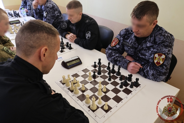 Новгородские росгвардейцы приняли участие в чемпионате Северо-Западного округа Росгвардии по шахматам