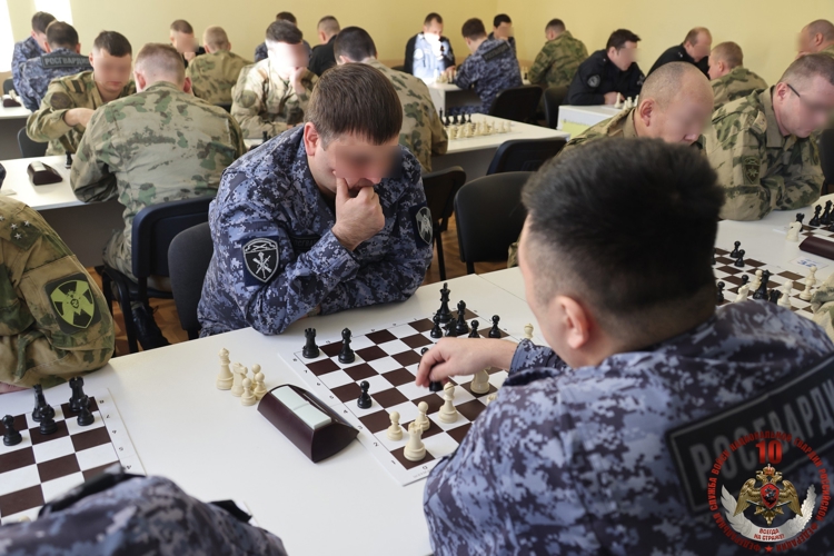 Новгородские росгвардейцы приняли участие в чемпионате Северо-Западного округа Росгвардии по шахматам