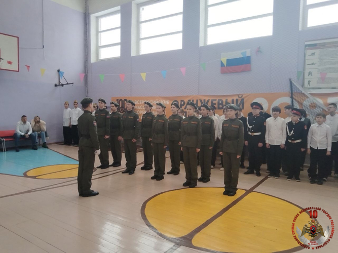 Новгородские росгвардейцы приняли участие в проведении строевых мероприятий 