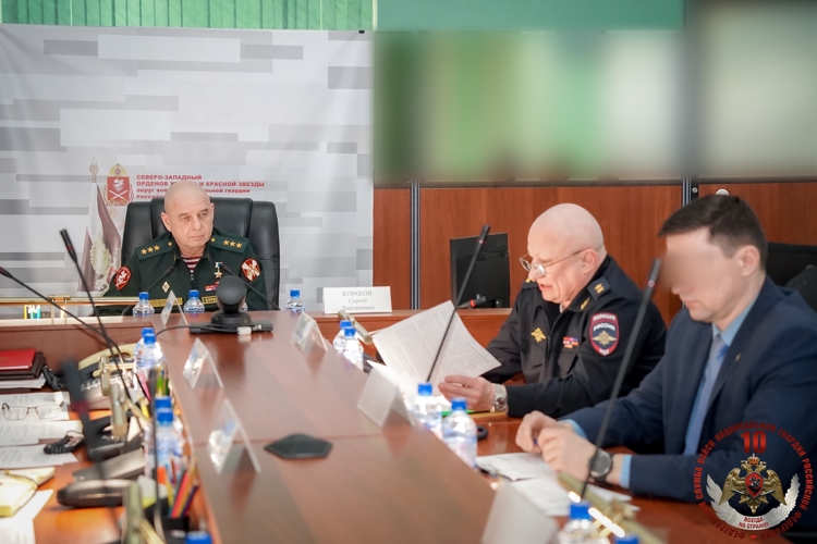 В Великом Новгороде  руководство Росгвардии приняло участие в заседании оперативного штаба Северо-Западного округа Росгвардии