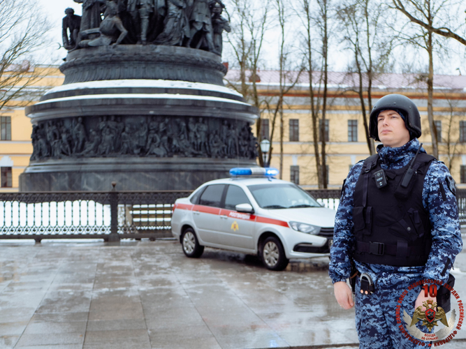 Ежесуточно безопасность в Новгородской области обеспечивают более 30 экипажей вневедомственной охраны Росгвардии