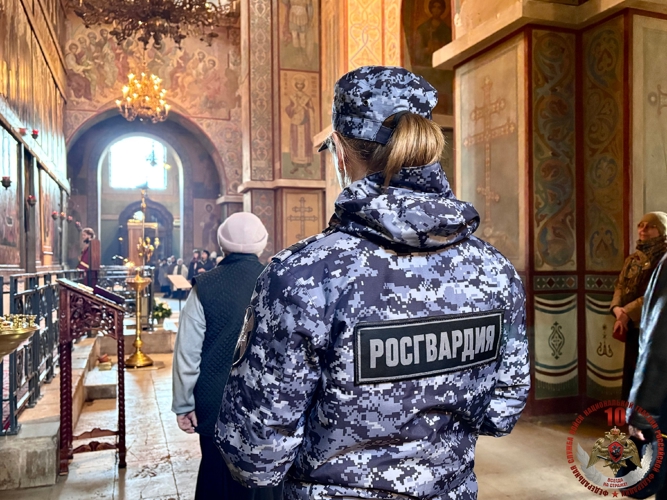Новгородские росгвардейцы обеспечат безопасность во время празднования Пасхи