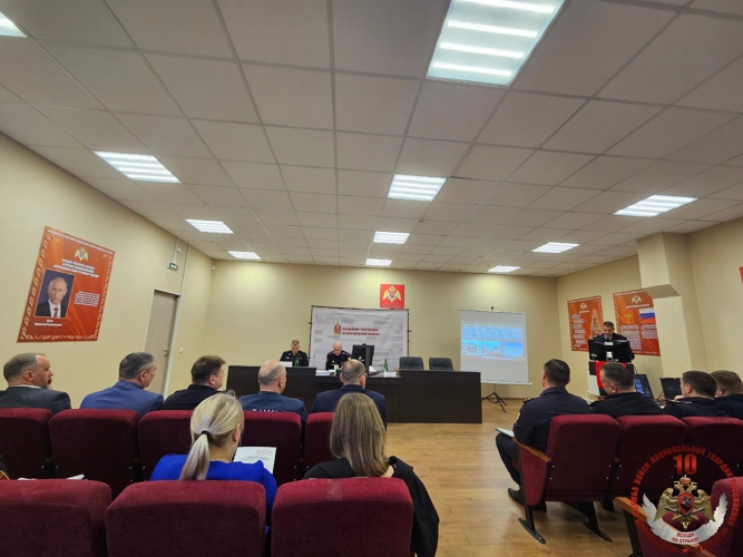 В Управлении Росгвардии по Новгородской области прошло заседание Оперативного штаба