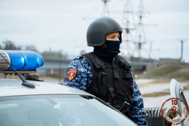 Новгородские росгвардейцы задержали гражданина 