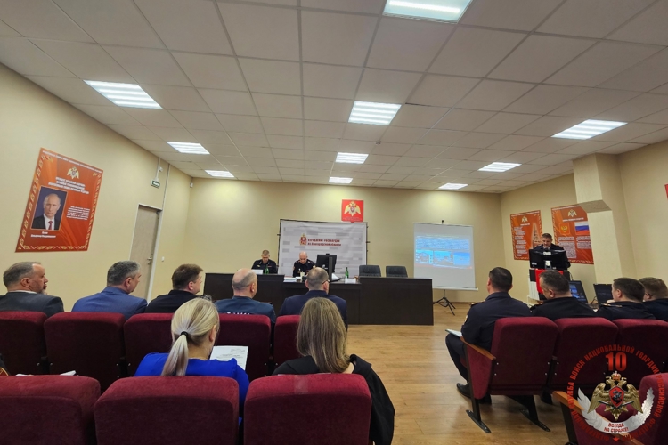 В Управлении Росгвардии по Новгородской области прошло заседание Оперативного штаба
