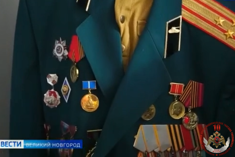 Телесюжет в программе "Вести. Великий Новгород" (ГТРК "Славия") от 07 мая 2026 года о поздравлении ветерана ВОВ