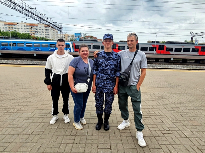 В Новгородской области 39 юношей отправились служить  в воинские части Северо-Западного округа Росгвардии