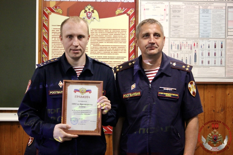 Начальник Управления Росгвардии по Новгородской области  подвел итоги служебной деятельности сотрудников вневедомственной охраны за первое полугодие 2026 года
