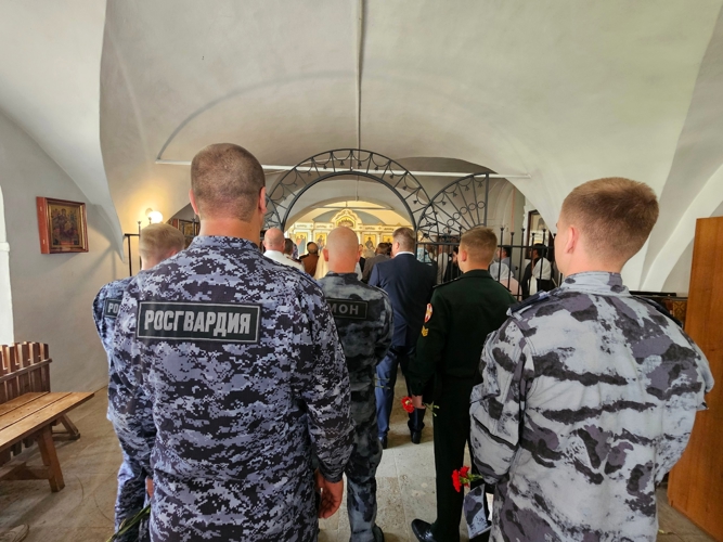 Новгородские росгвардейцы приняли участие в мероприятиях, посвященных 210-летию со дня смерти Г. Р. Державина