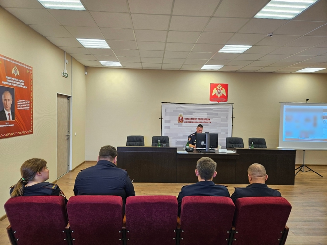 В Управлении Росгвардии по Новгородской области состоялось заседание оперативного штаба к Единому дню голосования