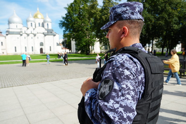Новгородские росгвардейцы задержали мужчину