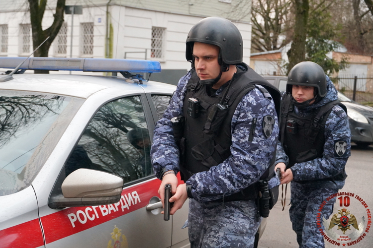 Сотрудники Росгвардии задержали мужчину