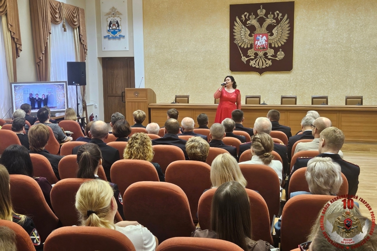  Врио начальника Управления Росгвардии по Новгородской области  принял участие в торжественном мероприятии, посвященном 105-тию образования Медицинской службы МВД